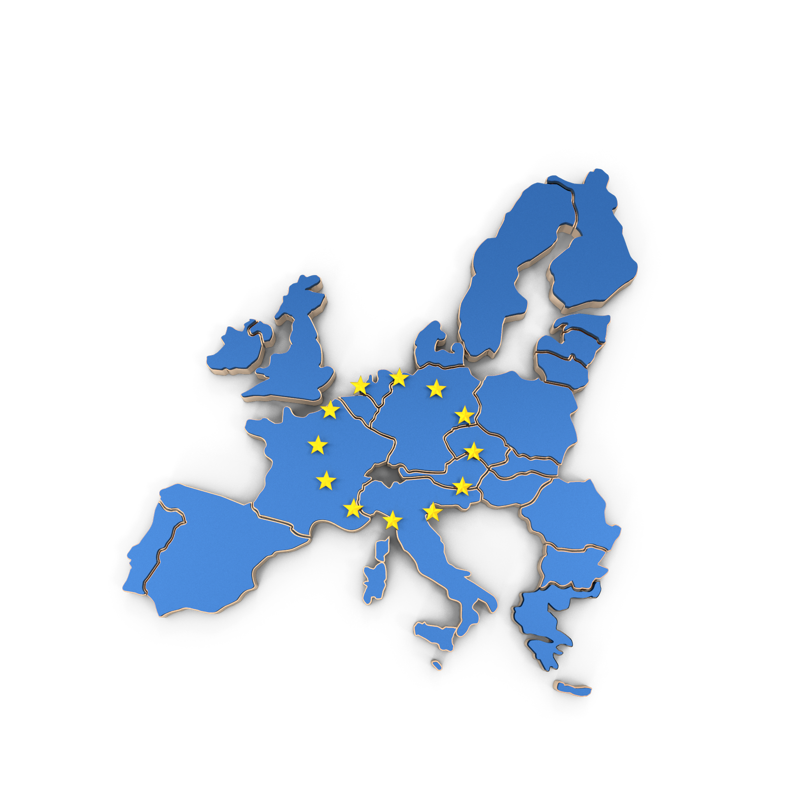 Mapa lokalizacji Cold Jet w Europie, z zakładem produkcyjnym w Polsce