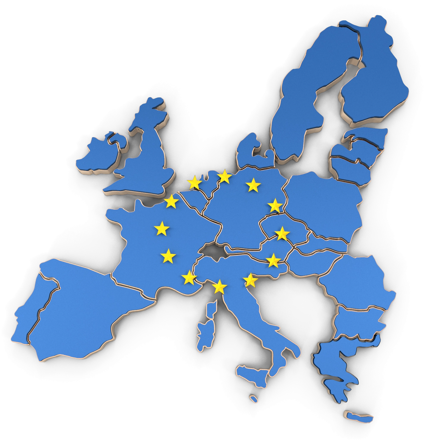 Mapa lokalizacji Cold Jet w Europie, z zakładem produkcyjnym w Polsce