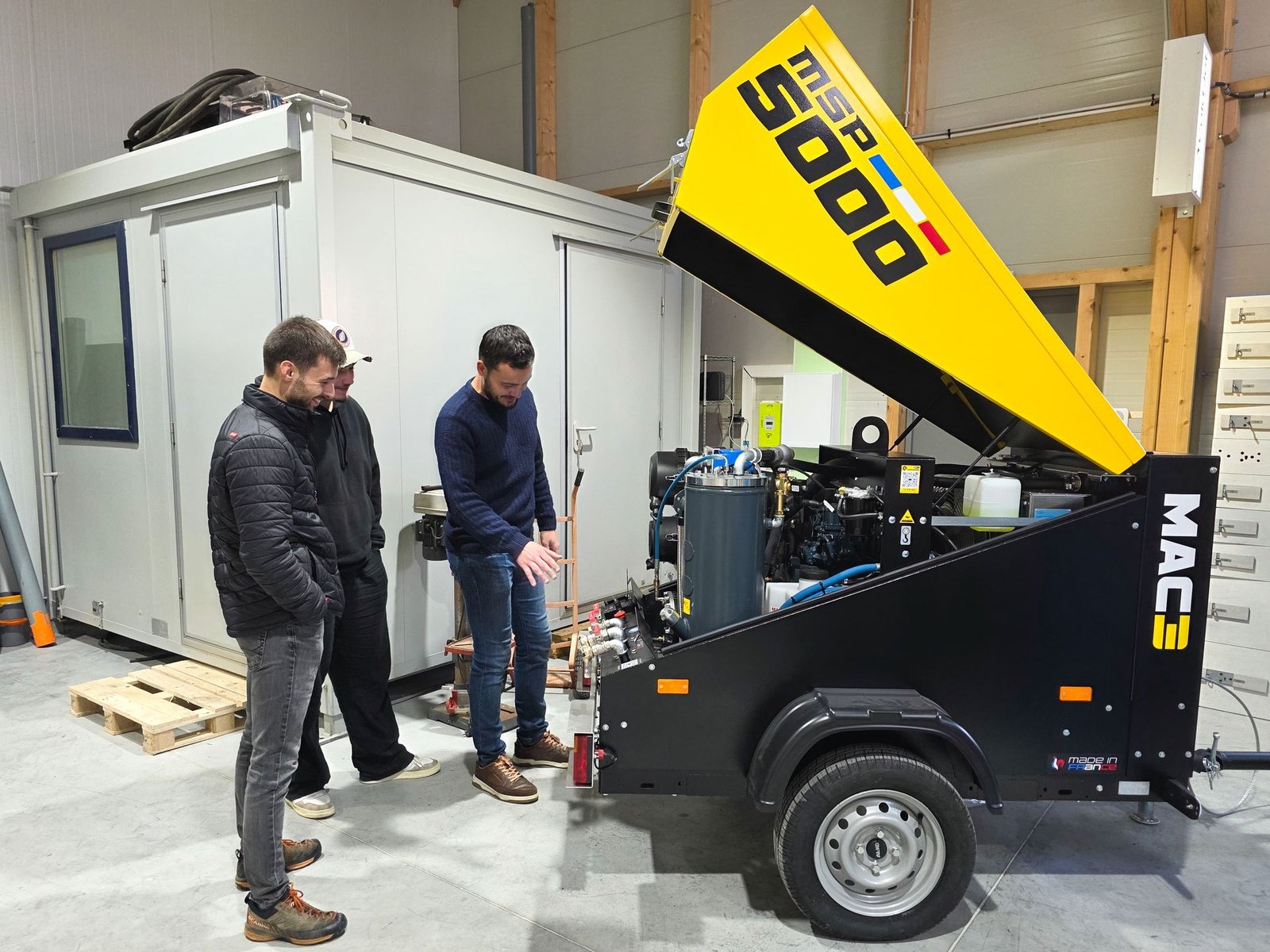 Mobilna sprężarka powietrza