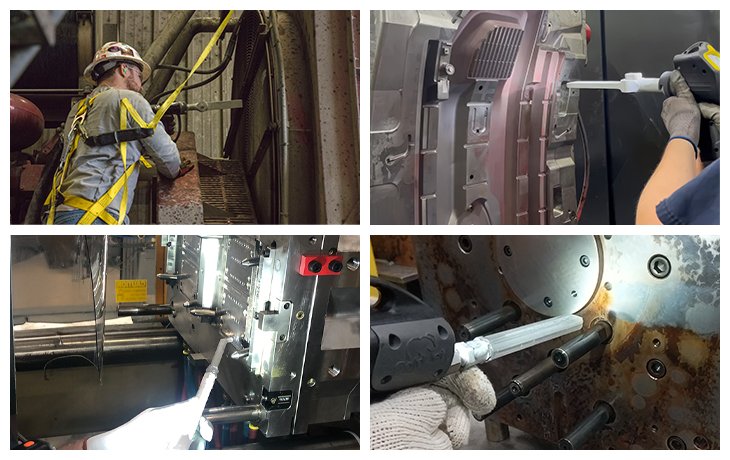 Przykłady czyszczenia kriogenicznego w różnych sektorach, ilustrujące wszechstronność zastosowania suchego lodu w przypadku skomplikowanych urządzeń